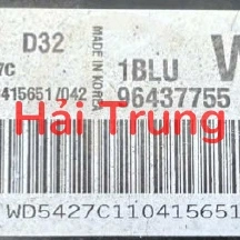 Hộp điều khiển động cơ Hộp đen Ecu Matiz, Spark Tháo Xe 96437755