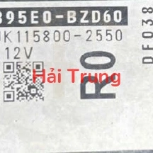 Hộp điều khiển động cơ hộp đen Ecu Toyota Veloz Tháo Xe 895EG-BZD60 895EGBZD60