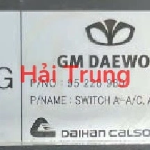 Bảng điều khiển công tắc điều hòa AC Chevrolet Aveo Tháo Xe 95228980