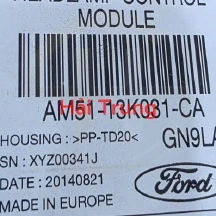 Hộp điều khiển đèn pha Ford Focus Tháo Xe AM51-13K031-CA