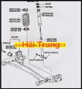 Vị trí giảm xóc sau vios