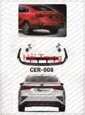 Ốp cản sau độ Kia Cerato 2019. 