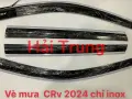 Vè che mưa Honda CRV 2024 chỉ Inox