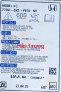 Hộp điều khiển túi khí Honda HRV 2024 2025 2026 Tháo Xe 77960-3N2-F610-M1