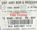954001M142 Hộp BCM Kia Forte Cerato 2009-2013 Tháo Xe