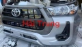 Cản trước liền cụm ca lăng, lưới gió đèn pha Toyota Hilux 2020-2023 Tháo Xe