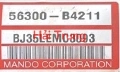 Mô tơ điều khiển cọc lái Hyundai I10 Tháo Xe 56300B4211