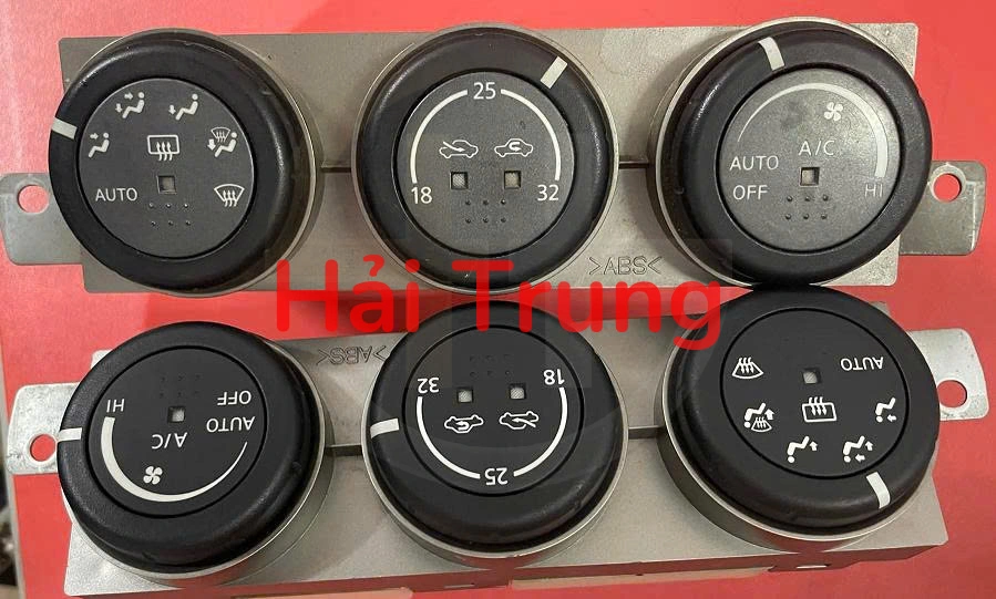 Tháo xe Bảng điều khiển điều hòa AC Nissan X-Trail