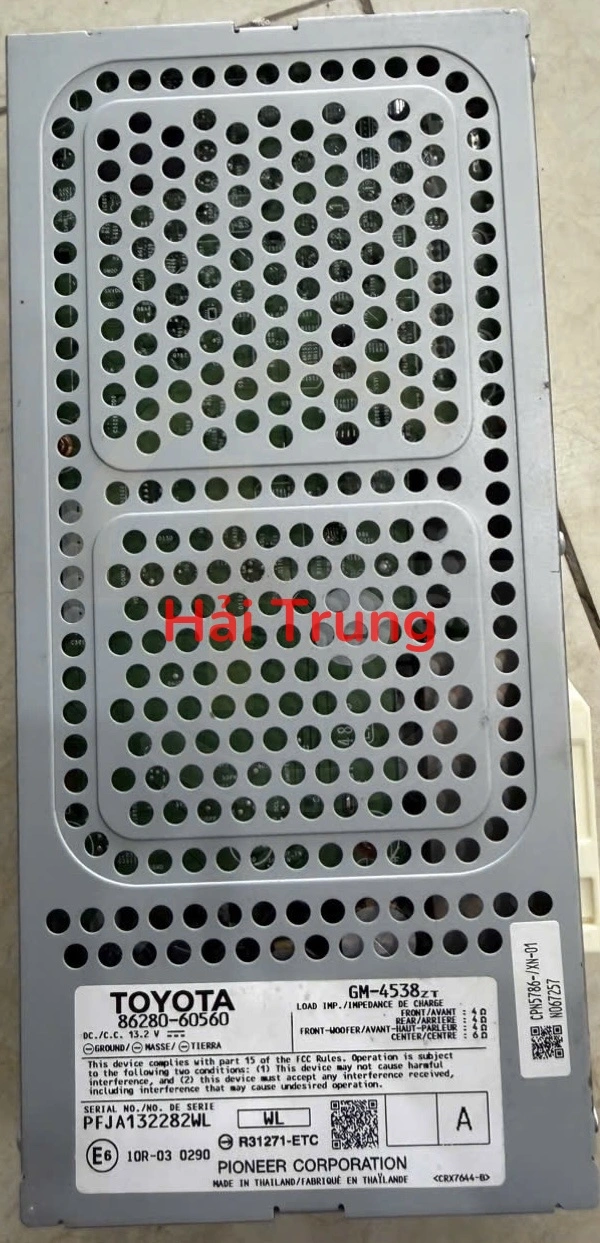 Hộp khuếch đại âm thanh Amply Toyota Land Cruser Prado Tháo Xe 86280-60560 8628060560