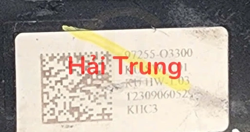Bảng điều khiển công tắc điều hòa AC Hyundai Custin Tháo Xe 97255-O3300