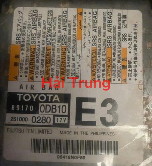 891700DB10 Hộp điều khiển túi khí Toyota Vios 2019-2024 Tháo Xe