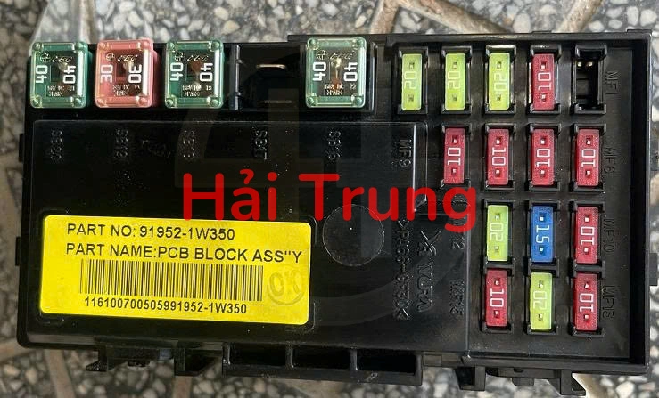 Hộp cầu trì Kia Rio Tháo Xe 91952-1W350 919521W350