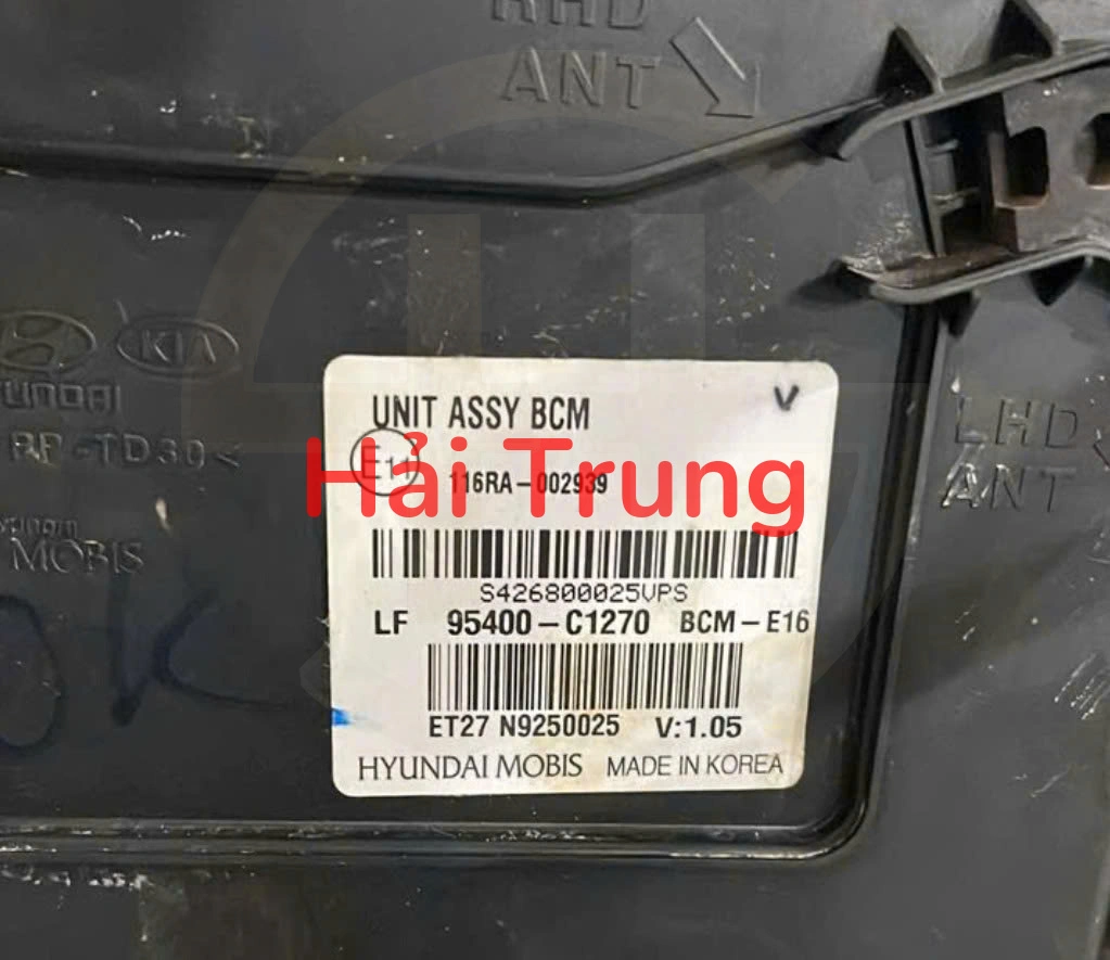 95400C1270 Hộp điều khiển điện thân xe BCM Hyundai Sonata Tháo Xe