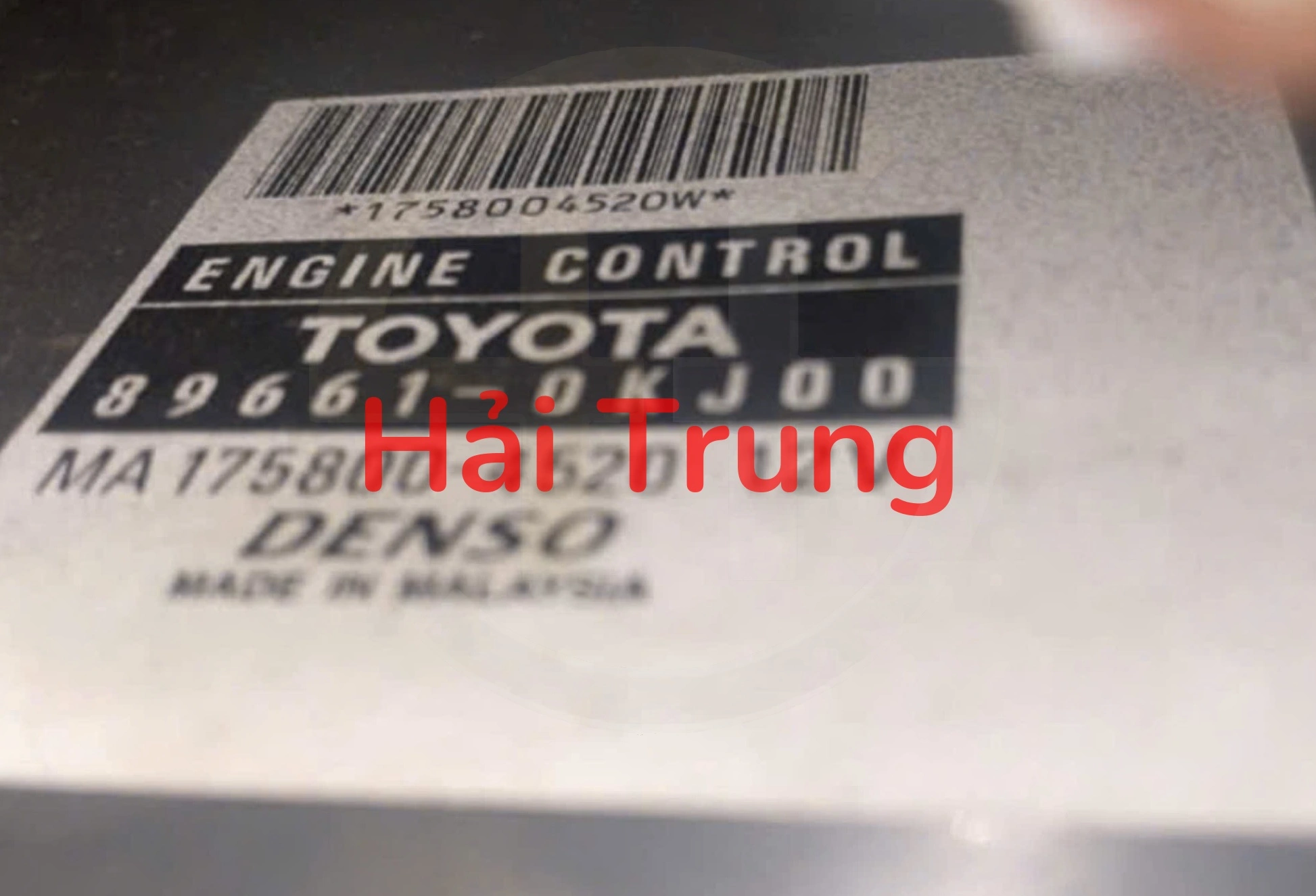 Hộp điều khiển động cơ ECU Toyota Hilux 2009-2011 Tháo Xe 89661-0KJ00 896610KJ00