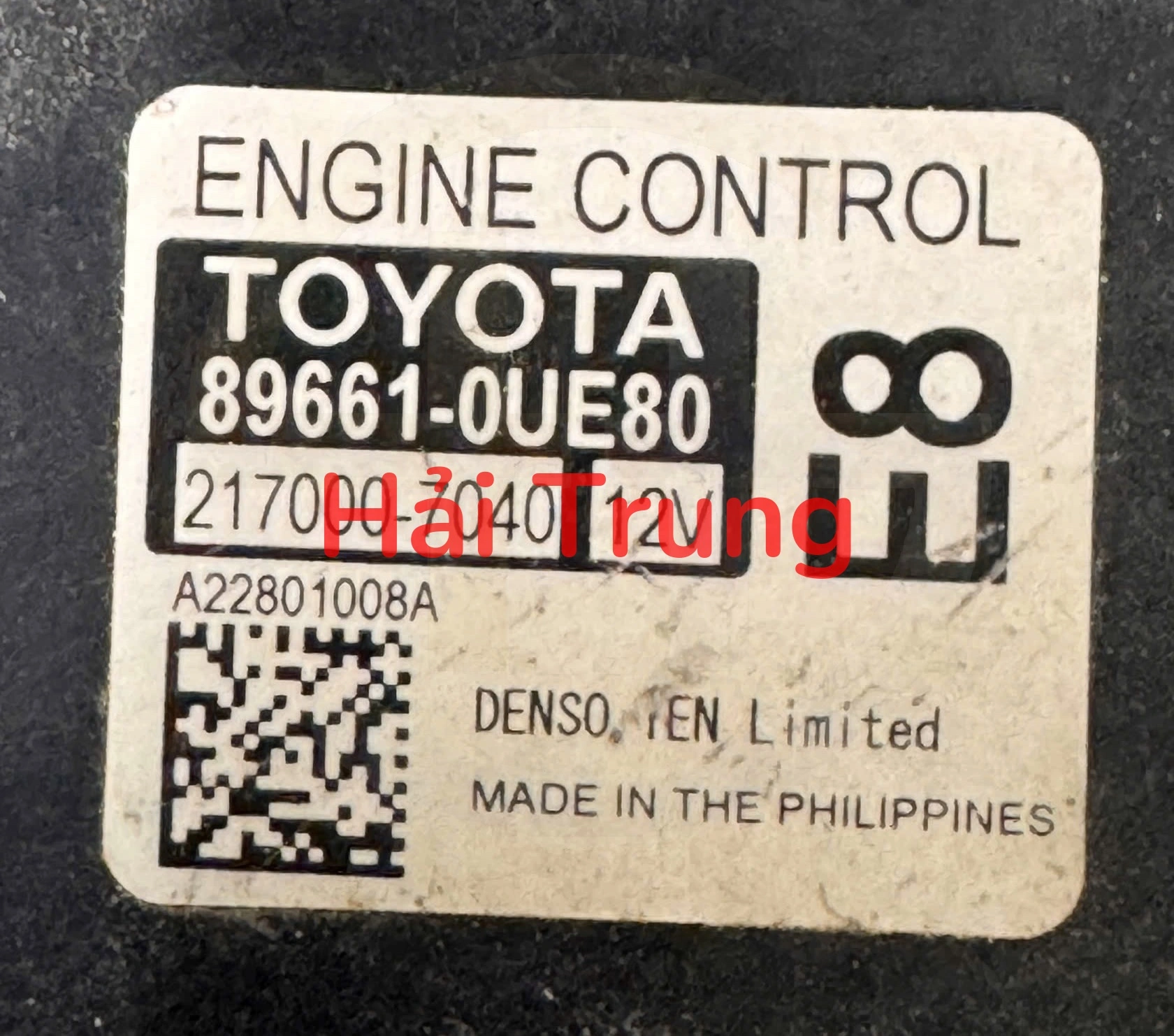 Hộp điều khiển động cơ Hộp đen ECU Toyota Vios Tháo Xe 89661-0UE80