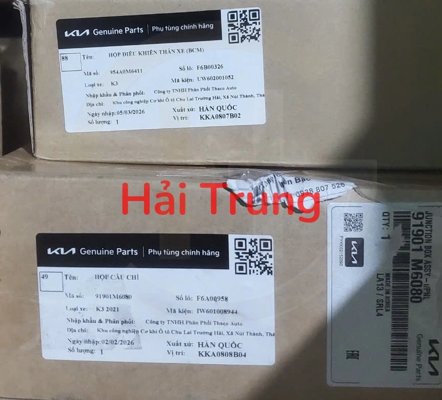 Hộp cầu trì BCM Kia Cerato 2019-2023 954A0M6411 91901M6080