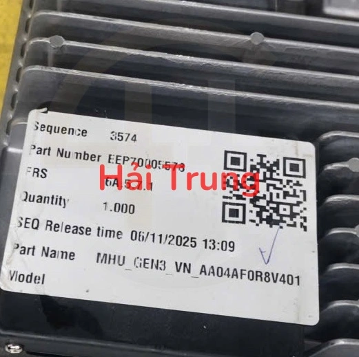 Hộp điều khiển màn hình audio MHU Vinfast VF6 Tháo Xe EEP70005578