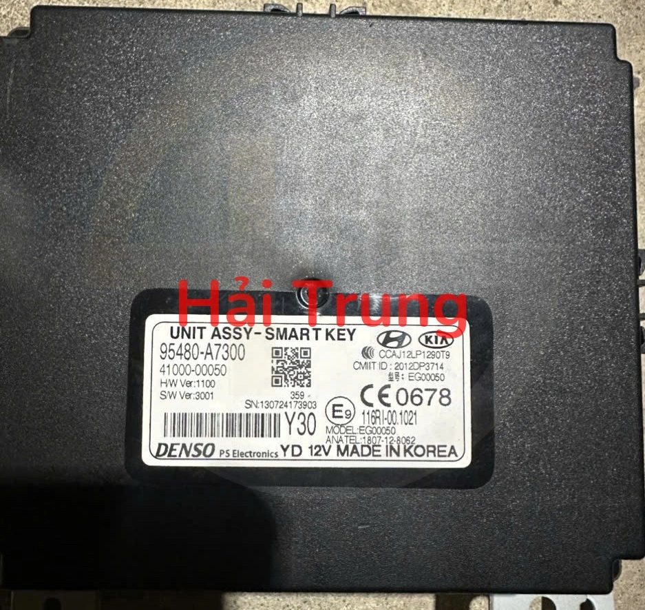 Hộp điều khiển chìa khóa SMK Kia K3, Cerato Tháo Xe 95480-A7300 95480A7300