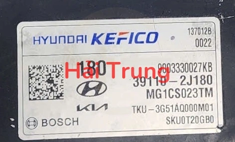 Hộp điều khiển động cơ Hộp đen ECU Hyundai Custin Tháo Xe 39110-2J180