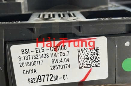 Hộp điều khiển thân xe BSI xe Peugeot 3008 5008 Tháo Xe BSI-EL5-CEM00 BSIEL5CEM00