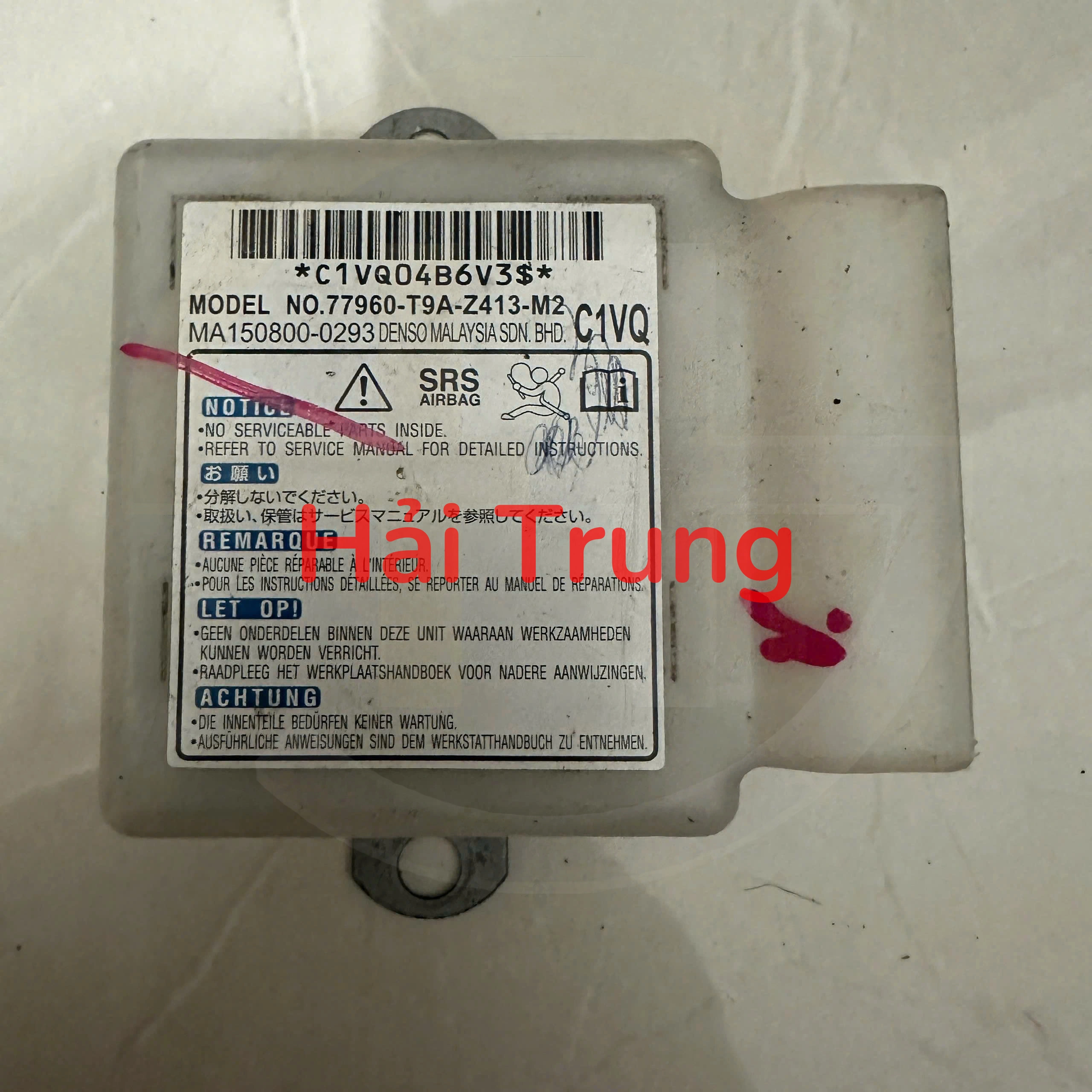 77960T9AZ413M2 Hộp điều khiển túi khí Honda City 2014 - 2020 Tháo Xe