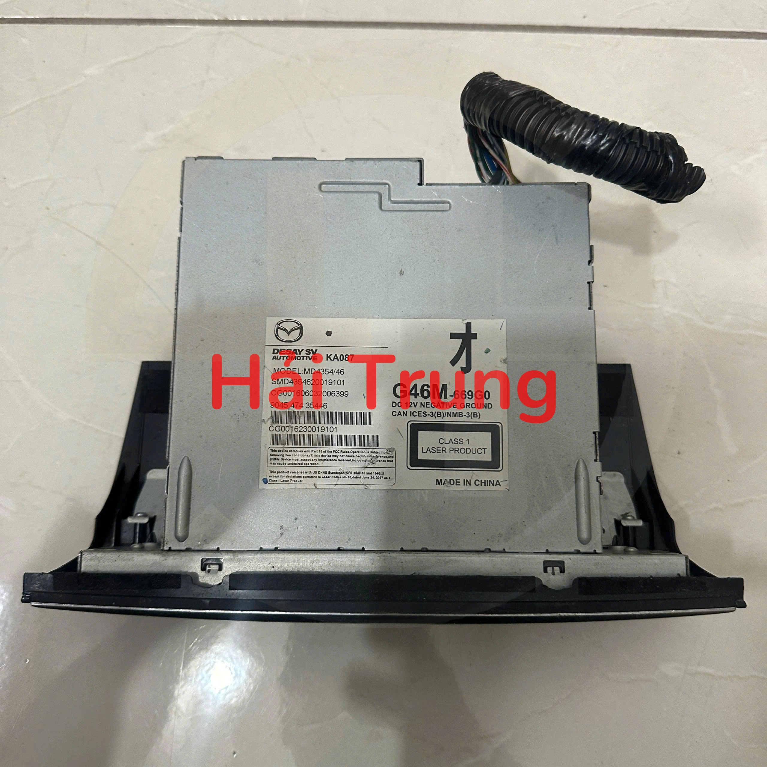 G46M669G0 Hộp đầu Audio Mazda 6 2014 - 2016 Tháo Xe