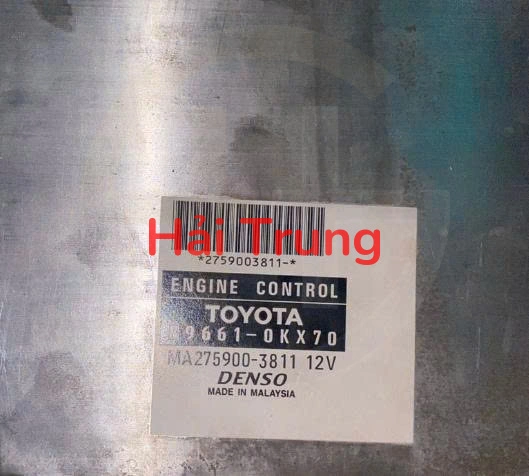 896610KX70 Hộp điều khiển động cơ Ecu Toyota Hilux, Fortuner Tháo Xe