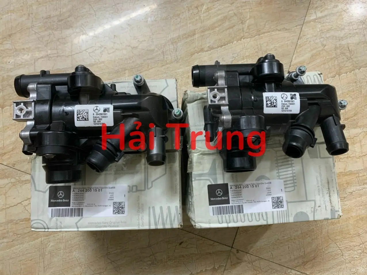 Van hằng nhiệt Mercedes C200, C250, C300, C350, E200, E300 chính hãng A2642001501. 