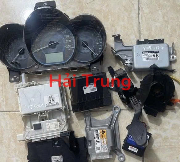 Full bộ set nổ, hộp điện Toyota Vios 2017 MT Tháo Xe