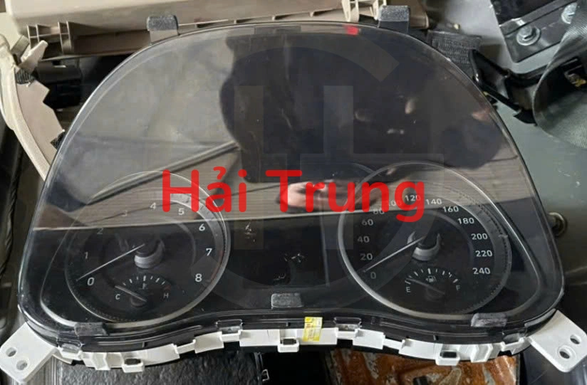 Tháo xe đồng hồ táp lô Hyundai Elantra 2017-2019