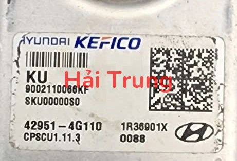 Hộp điều khiển hộp số Hyundai Custin Tháo Xe 42951-4G110