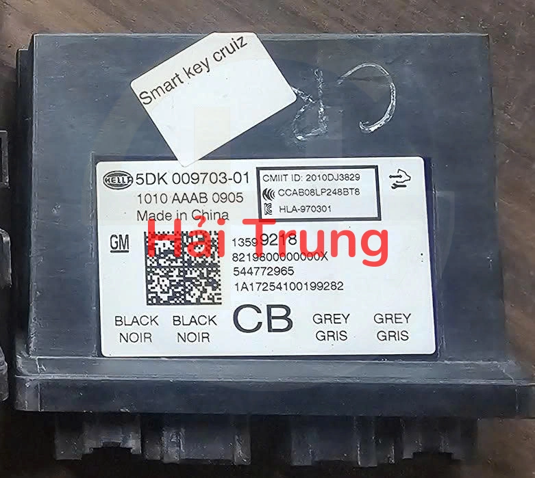 00970301 Tháo xe Hộp điều khiển khóa Smart Key Chevrolet Cruize 2018