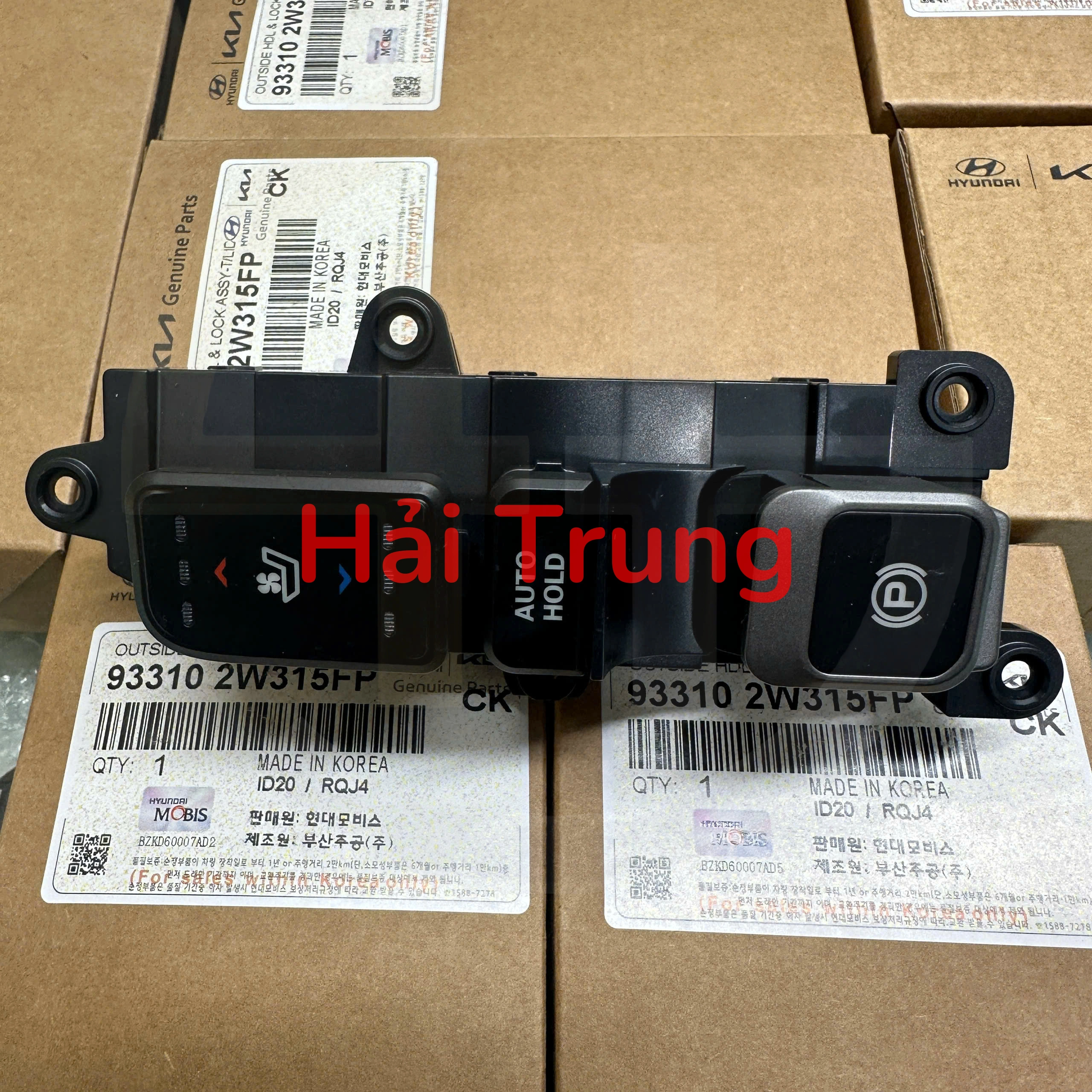 CÔNG TẮC PHANH TAY ĐIỆN TỬ HYUNDAI SANTAFE 2015-2021 933102W215FP 933102W315FP 