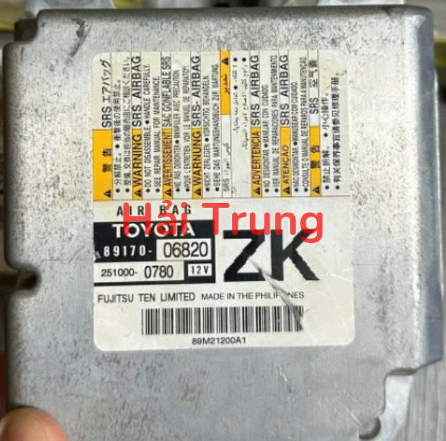 Hộp điều khiển túi khí Toyota Camry 2020-2023 Tháo Xe 89170-06820 8917006820