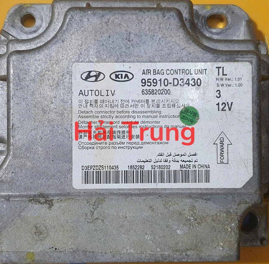 Hộp điều khiển túi khí Hyundai Tucson 2015 Tháo xe 95910D3430