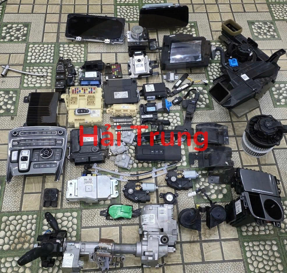 Full bộ điện, bộ nổ, hộp đầy đủ Hyundai Santafe 2022-2024 Tháo Xe