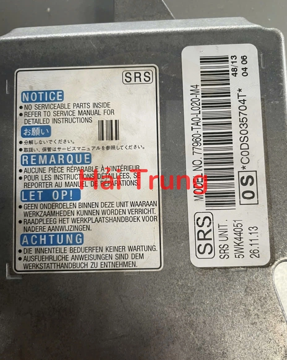 Hộp điều khiển túi khí Honda Accord 2008-2010 Tháo Xe 77960-TA0-L020-M4
