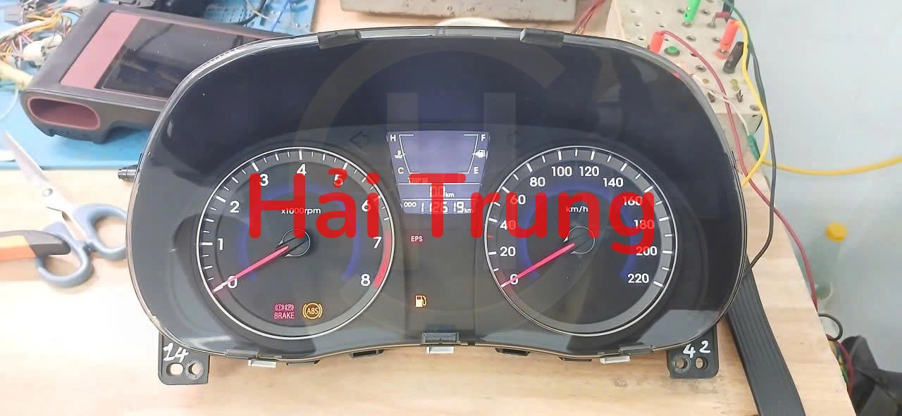 Đồng hồ táp lô Hyundai Accent 2011-2015 Tháo Xe