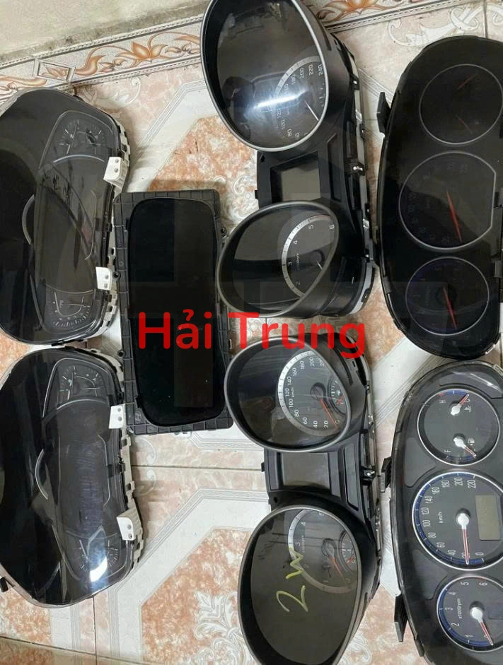 Tháo xe Đồng hồ táp lô Hyundai Santafe 2004, Santafe 2009, Santafe 2012