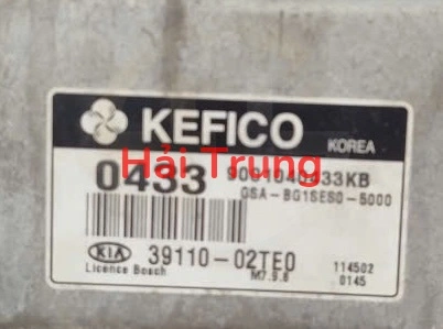 Hộp điều khiển động cơ ECU Kia Monring Tháo Xe 39110-02TE0