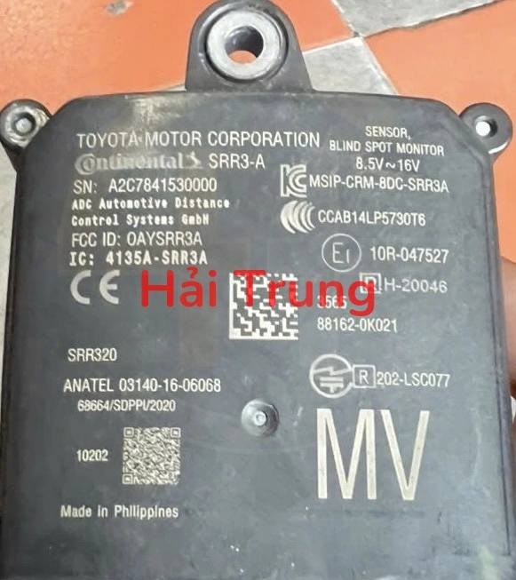 Hộp Radar cảnh báo điểm mù Toyota Hilux 2020-2025 Tháo Xe 88162-0K021