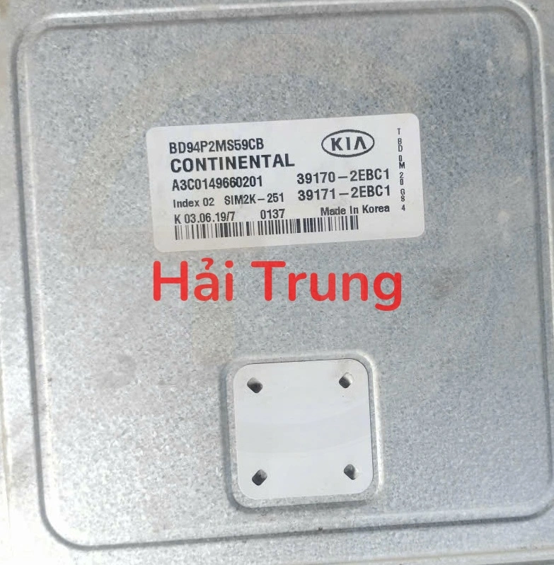 Hộp điều khiển động cơ Hộp đen ECU Kia Cerato 2019 Tháo Xe 391702EBC1