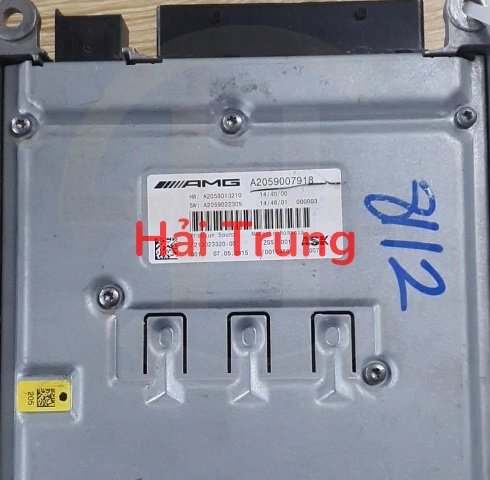 Hộp điều khiển âm thanh Âm ly Mercedes-Benz C W205 Tháo Xe A2059007918