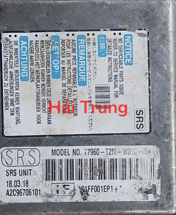 Hộp túi khí Honda Accord Tháo Xe 77960-T2M-W010-M4 77960T2MW010M4