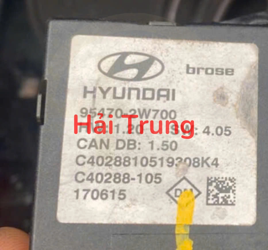 954702W700 Hộp điều khiển cửa Hyundai Santafe 2013-2018 Tháo Xe