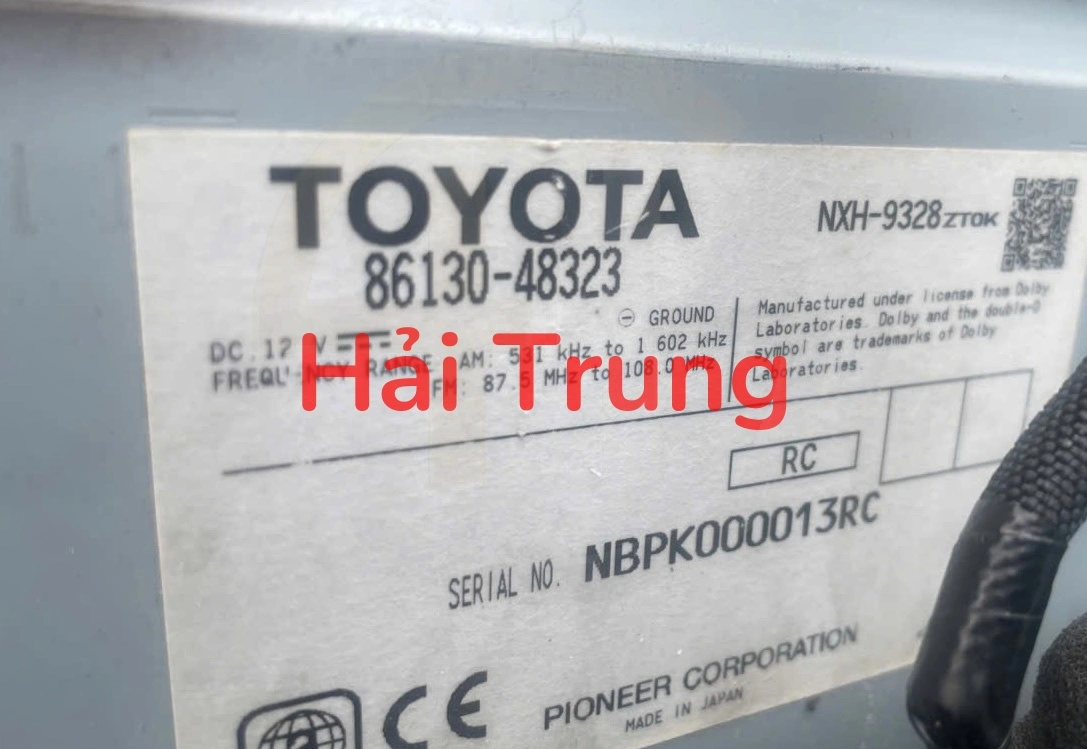Bảng điều khiển Radio Lexus RX350 RX450h Tháo Xe 86130-48Q20 8613048Q20