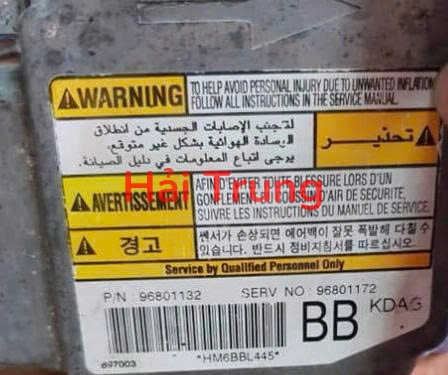 Hộp điều khiển túi khí Daewoo Matiz 2005 Tháo Xe 86801172