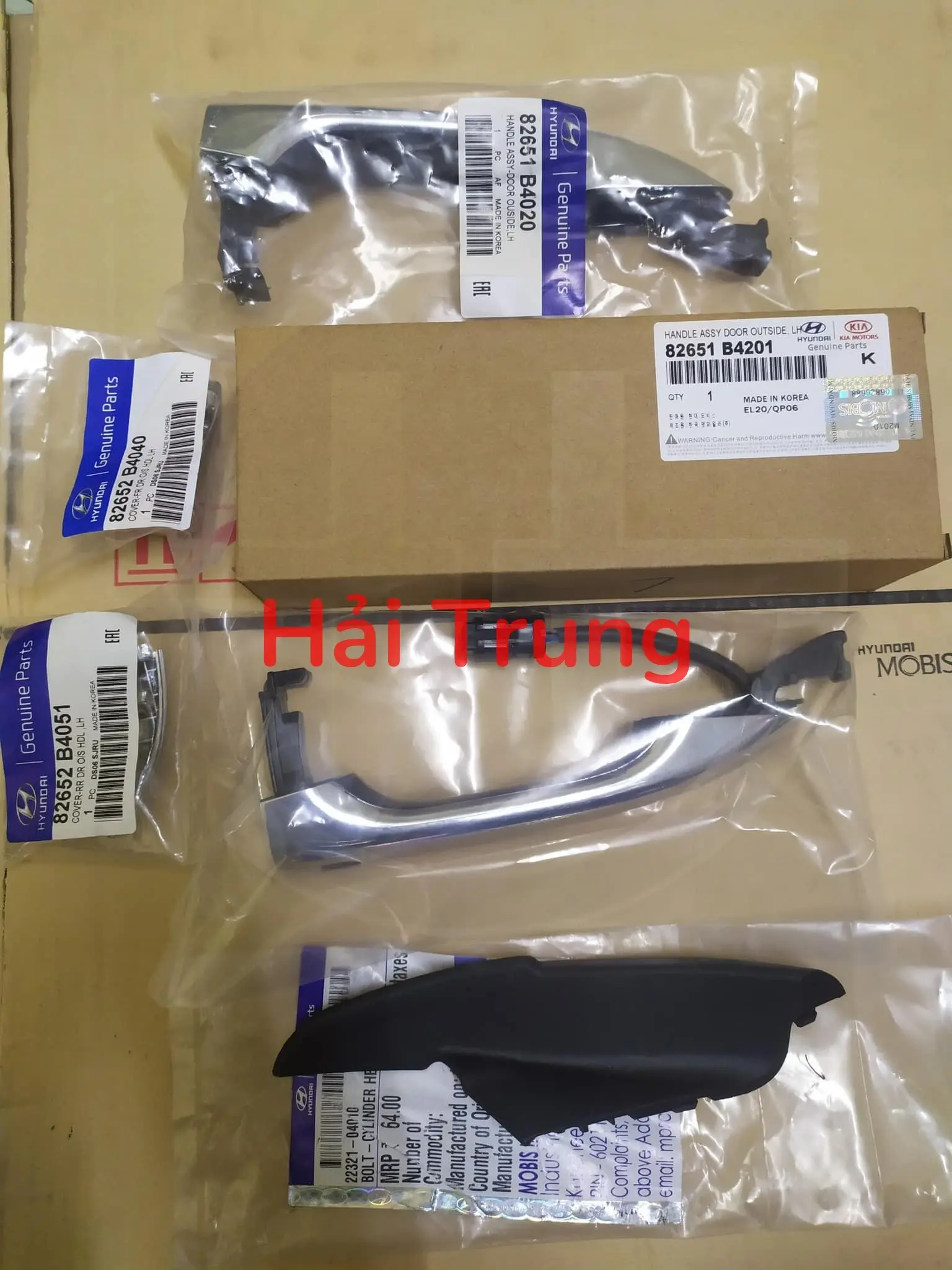 Tay mở cửa ngoài Hyundai I10 Grand 2014-2020