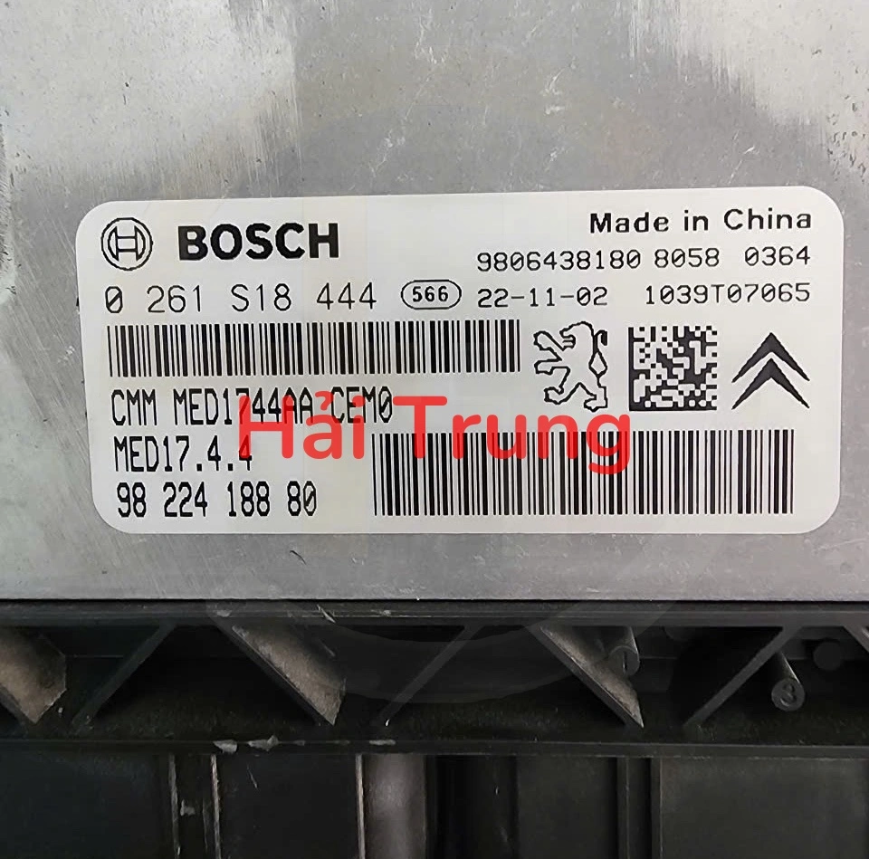 Hộp điều khiển động cơ Hộp đen ECU Peugeot 3008 5008 Tháo Xe 9806438180
