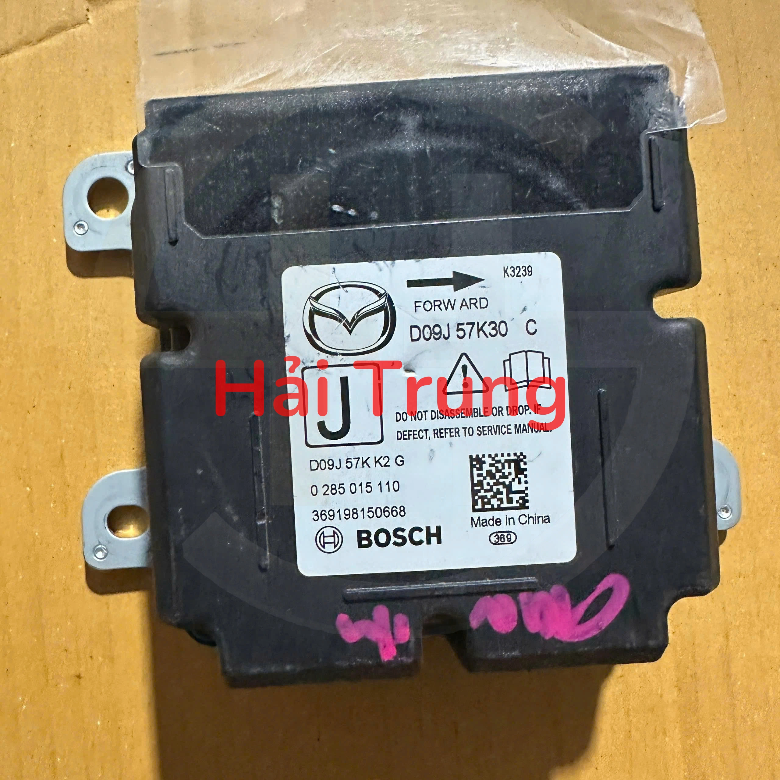 D0J957K30C Hộp điều khiển túi khí Mazda 2 2015 - 2021 Tháo Xe